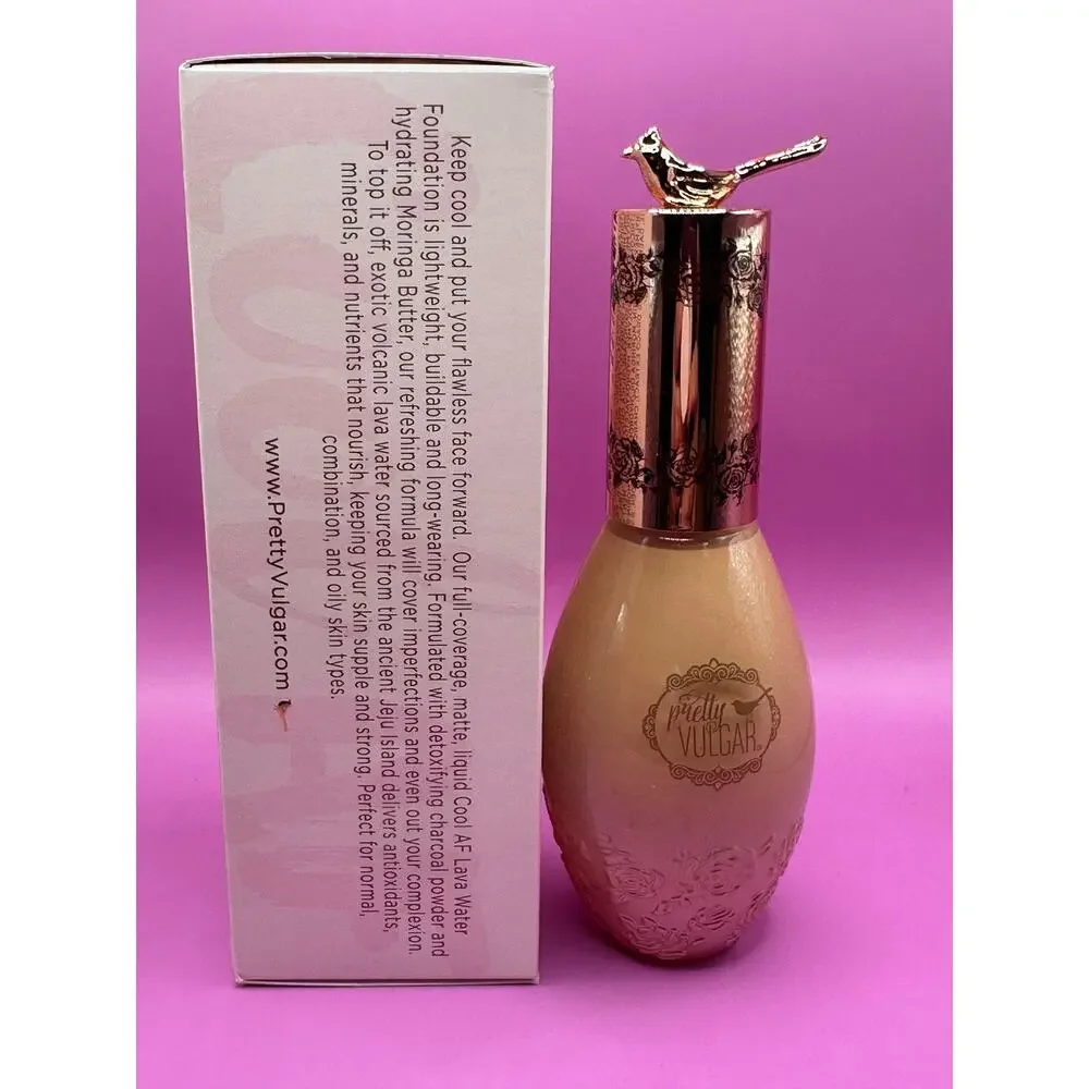 Pretty Vulgar Lava Water Foundation – Shade 36 – New in Box Pretty Bird